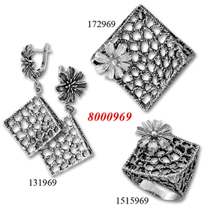 Сребърен комплект 8000969