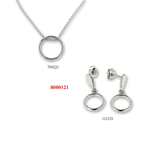Сребърен комплект 8000121
