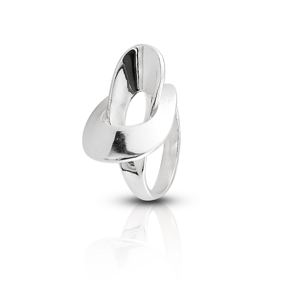 Сребърен пръстен без камък 1536338