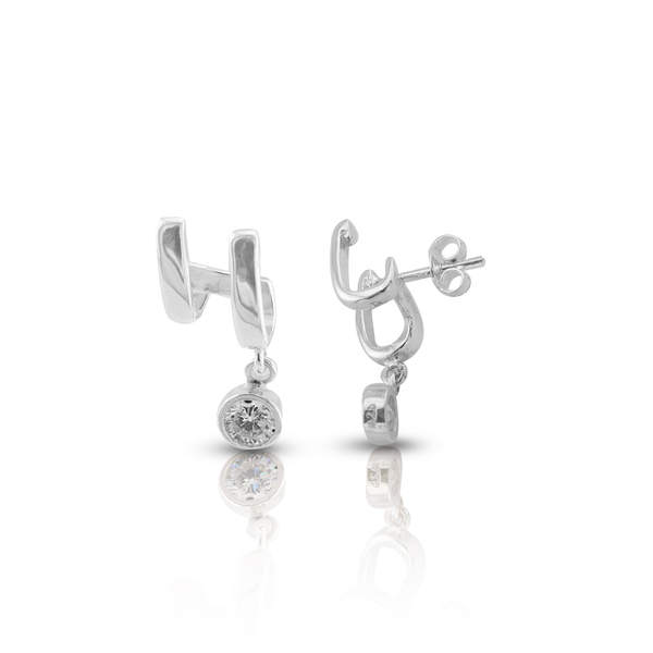 Oбеци с камъни от сребро 121607