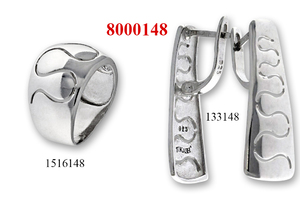 Сребърен комплект 8000148