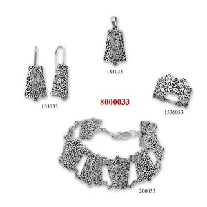 Сребърен комплект 8000033