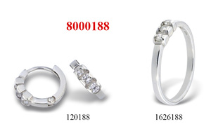 Сребърен комплект 8000188