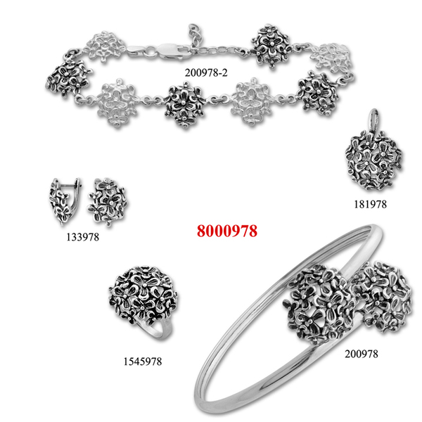 Сребърен комплект 8000978